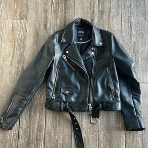 Zara Faux Leather Jacket
